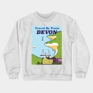 Travel By Train Devon Crewneck Sweatshirt